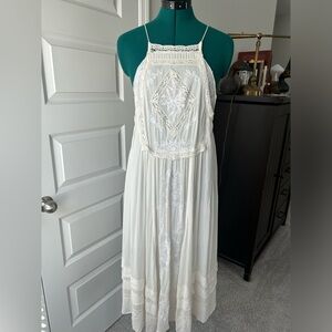 Vintage Free People White Sundress